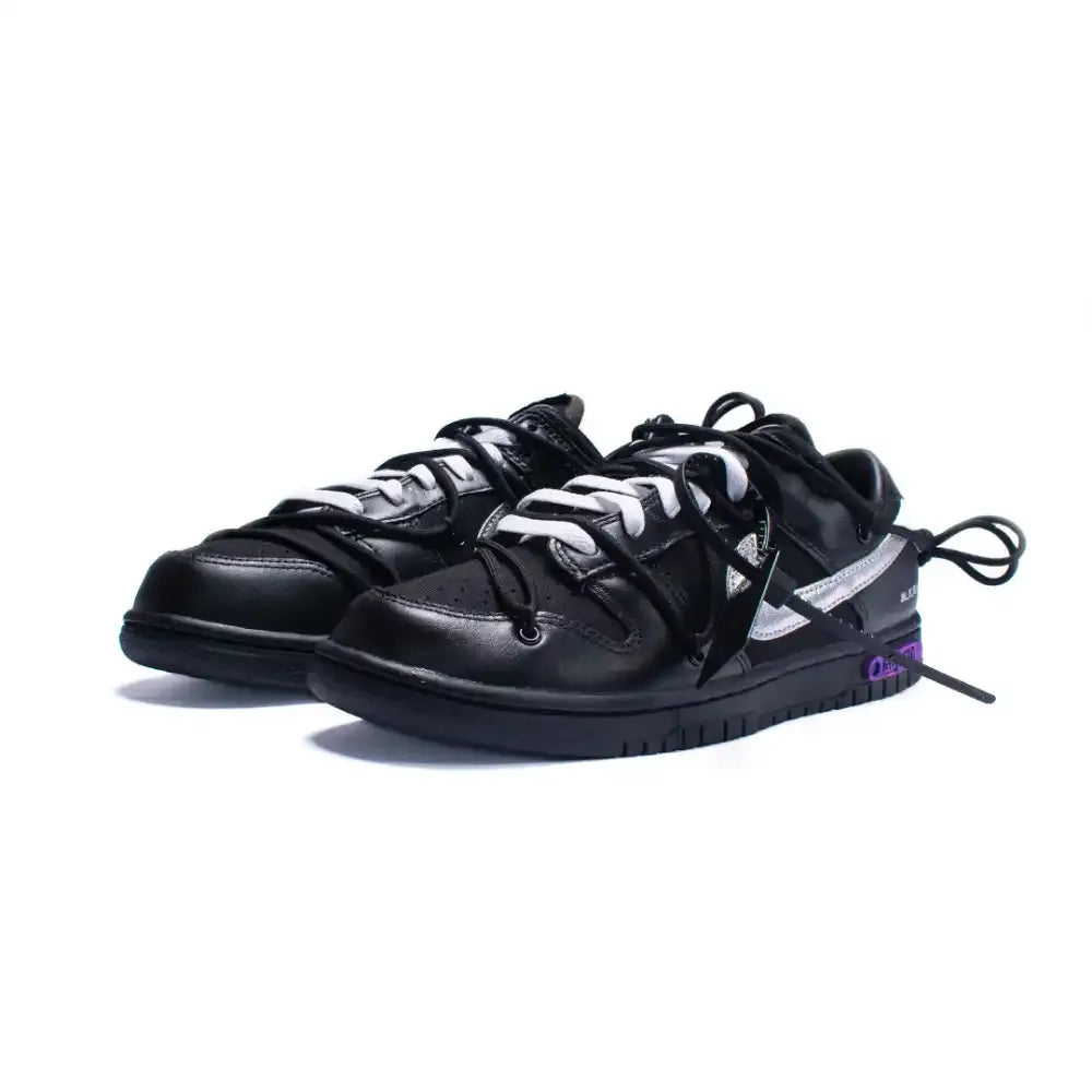Off-White x Nike Dunk Low Lot 50 of 50 Black