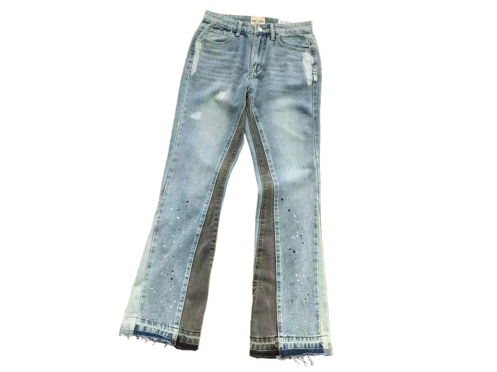 Calça gallery dept. Splash Ink Flare Jeans
