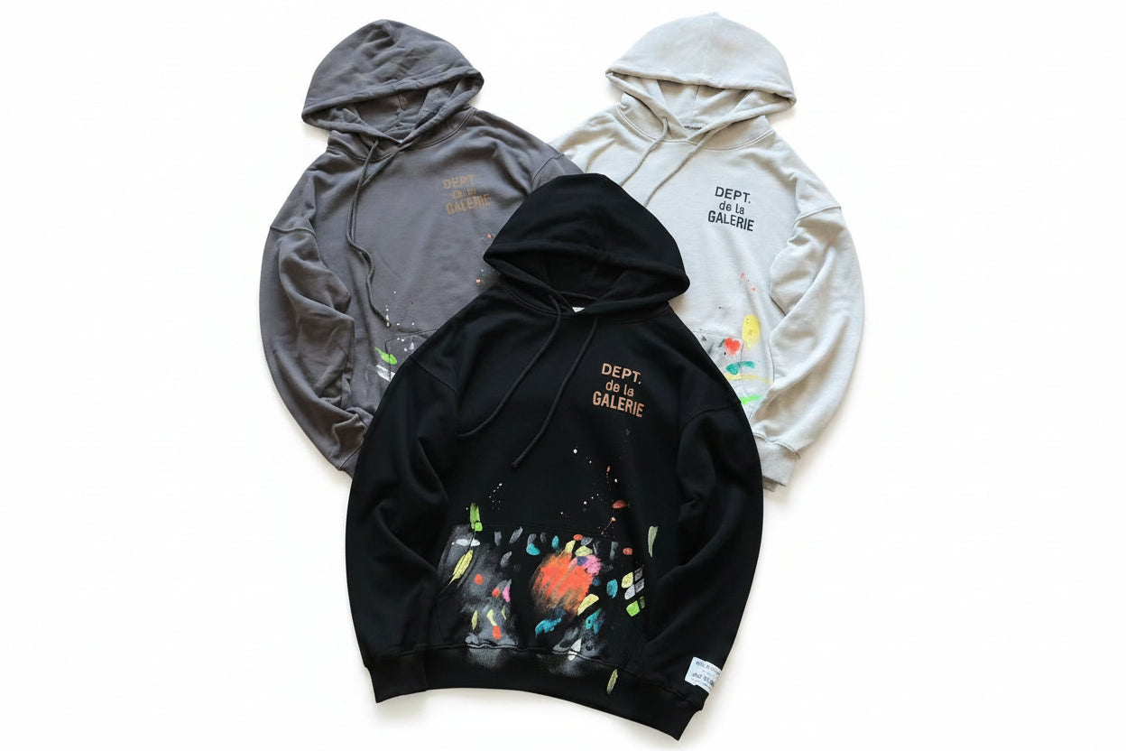 Blusa Gallery Dept. paint hoodie