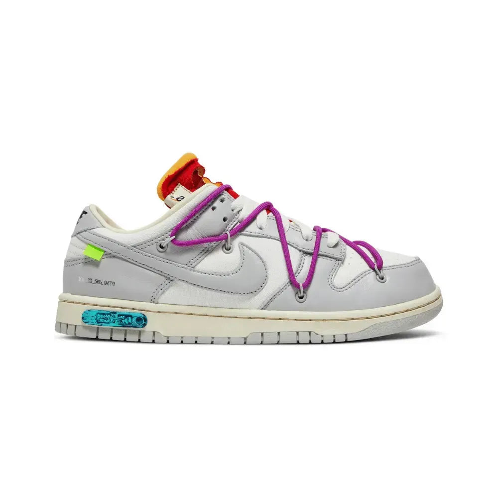 Off-White x Nike Dunk Low Lot 45 of 50 Grey