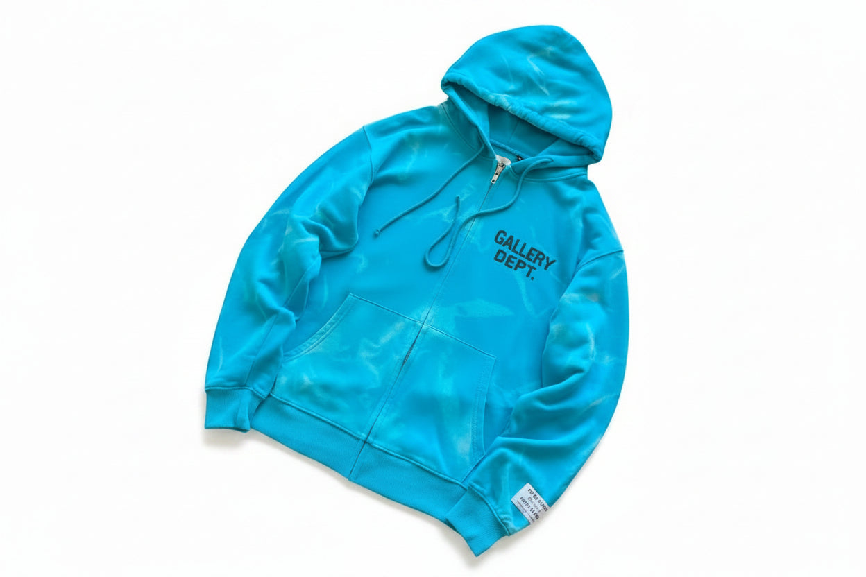 Blusa Gallery Dept. 90's GD Logo Zip Up Hoodie
