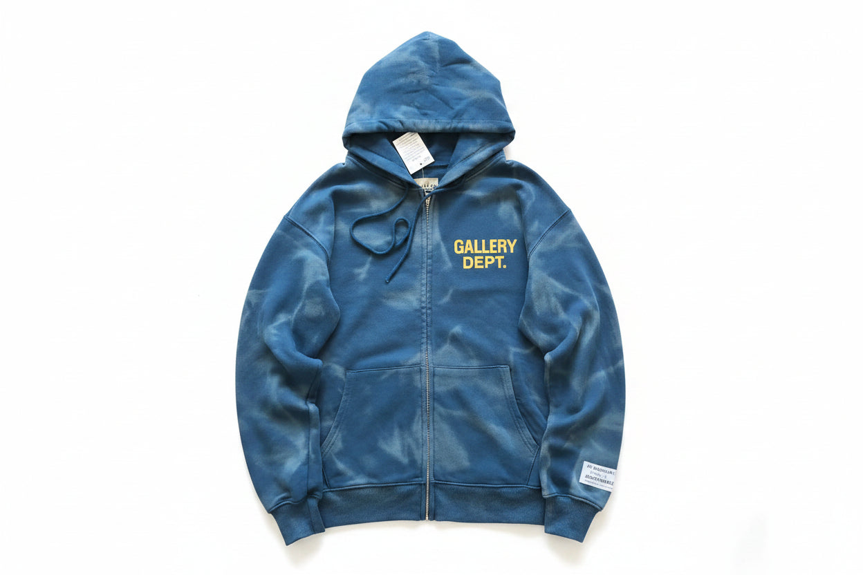 Blusa Gallery Dept. 90's GD Logo Zip Up Hoodie