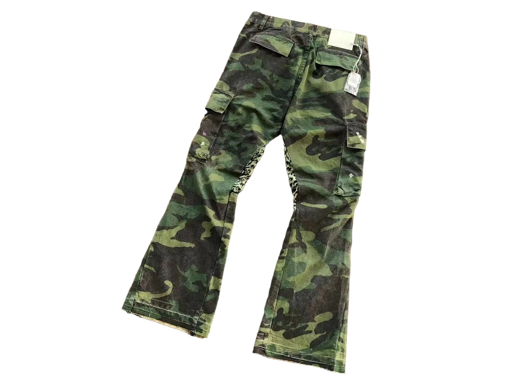 Calça Gallery dept. LA Flare Camouflage Cargo Pants