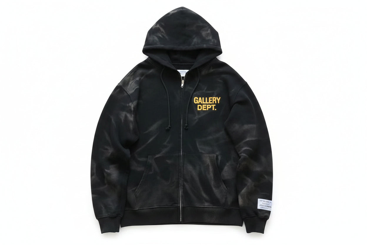 Blusa Gallery Dept. 90's GD Logo Zip Up Hoodie