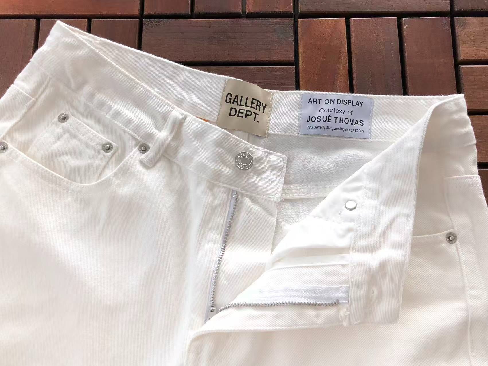 Calça Gallery Dept. Flare White jeans
