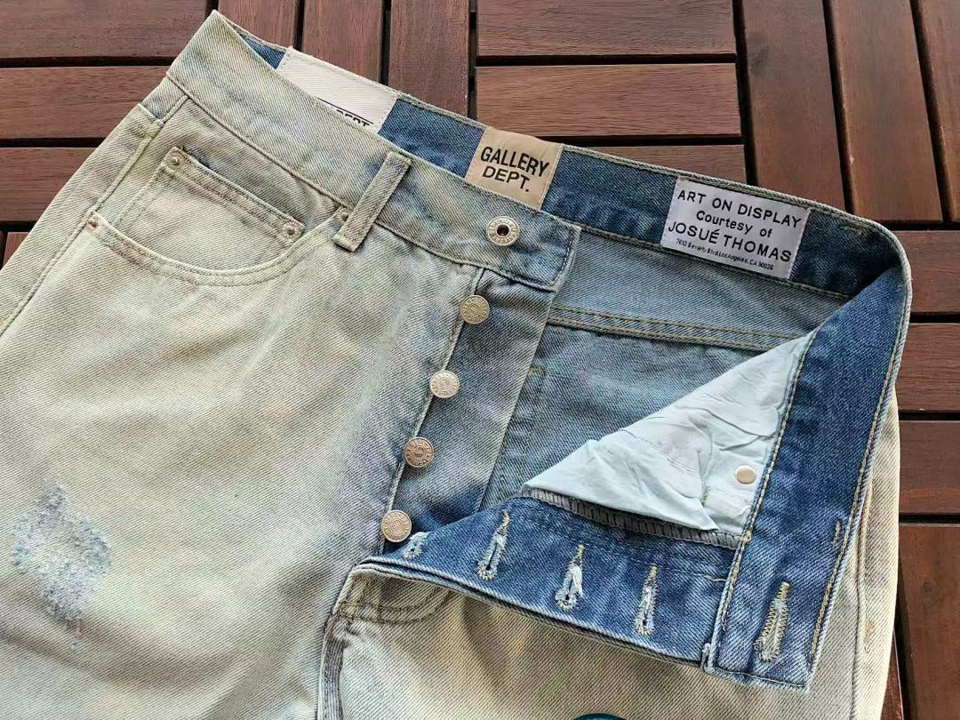 CALÇA GALLERY DEPT. G Patch Sun Faded LA Flare Jeans